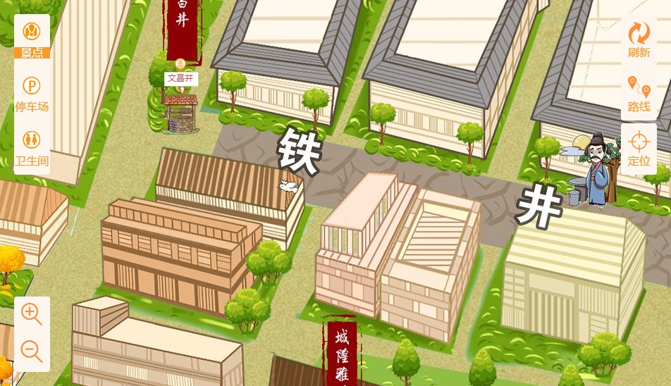 鼎城智慧景区：手绘地图与语音导览的完美融合